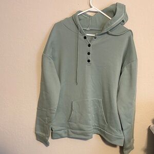 Women’s pale green hoodie
